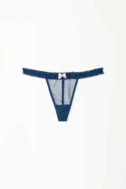 Ruffled String Thong - G-strings And Thongs - Women | Tezenis