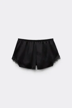 Satin And Lace Shorts - Pajama Sets - Women | Tezenis
