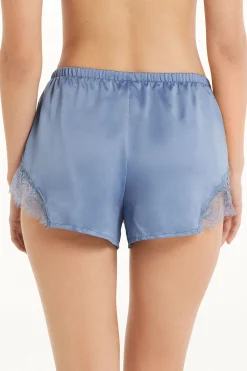 Satin And Lace Shorts - Pajama Sets - Women | Tezenis
