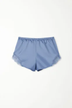 Satin And Lace Shorts - Pajama Sets - Women | Tezenis