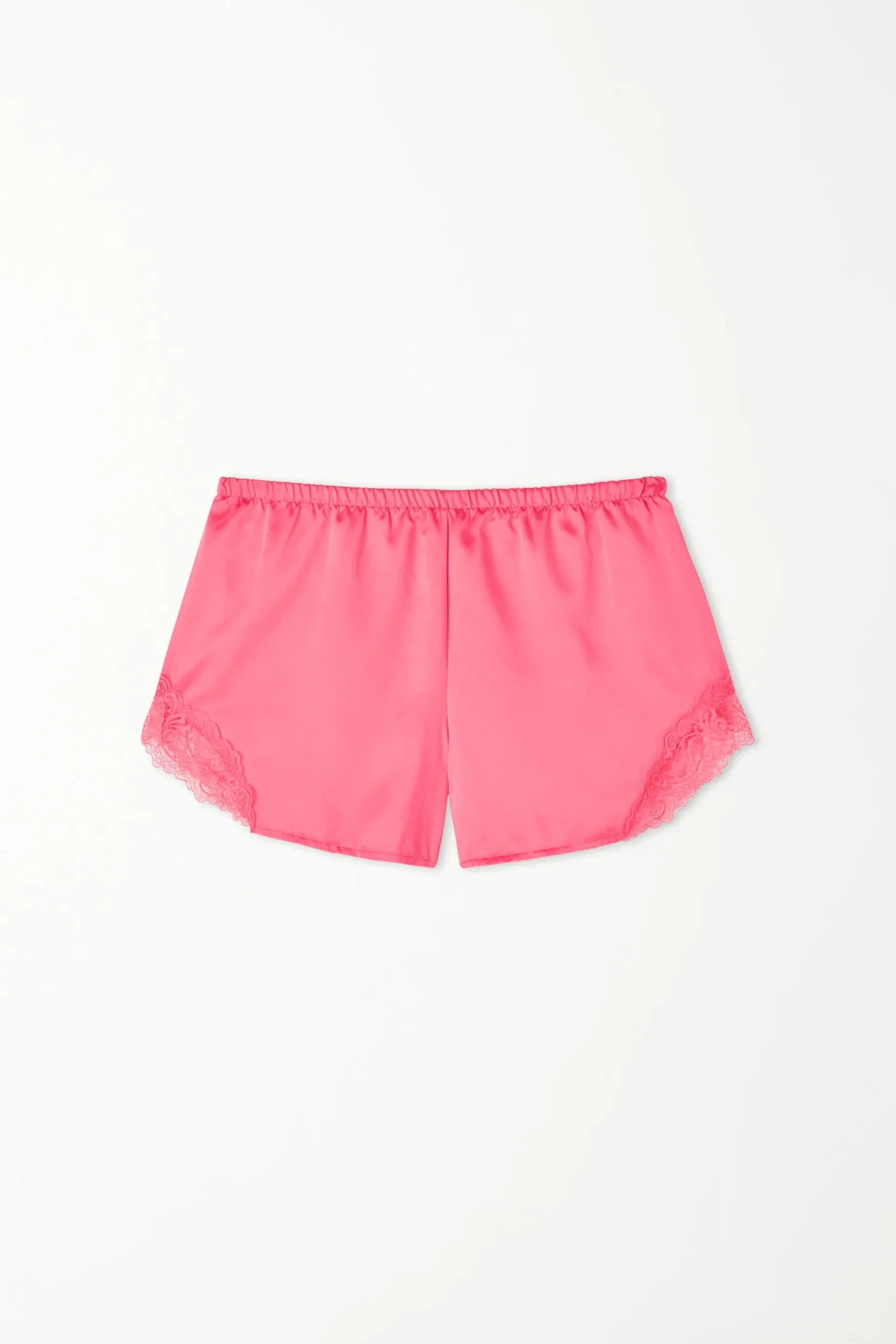 Satin And Lace Shorts - Pajama Sets - Women | Tezenis
