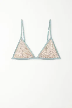 Sequin Net Lisbon Triangle Bra - Triangle - Women | Tezenis