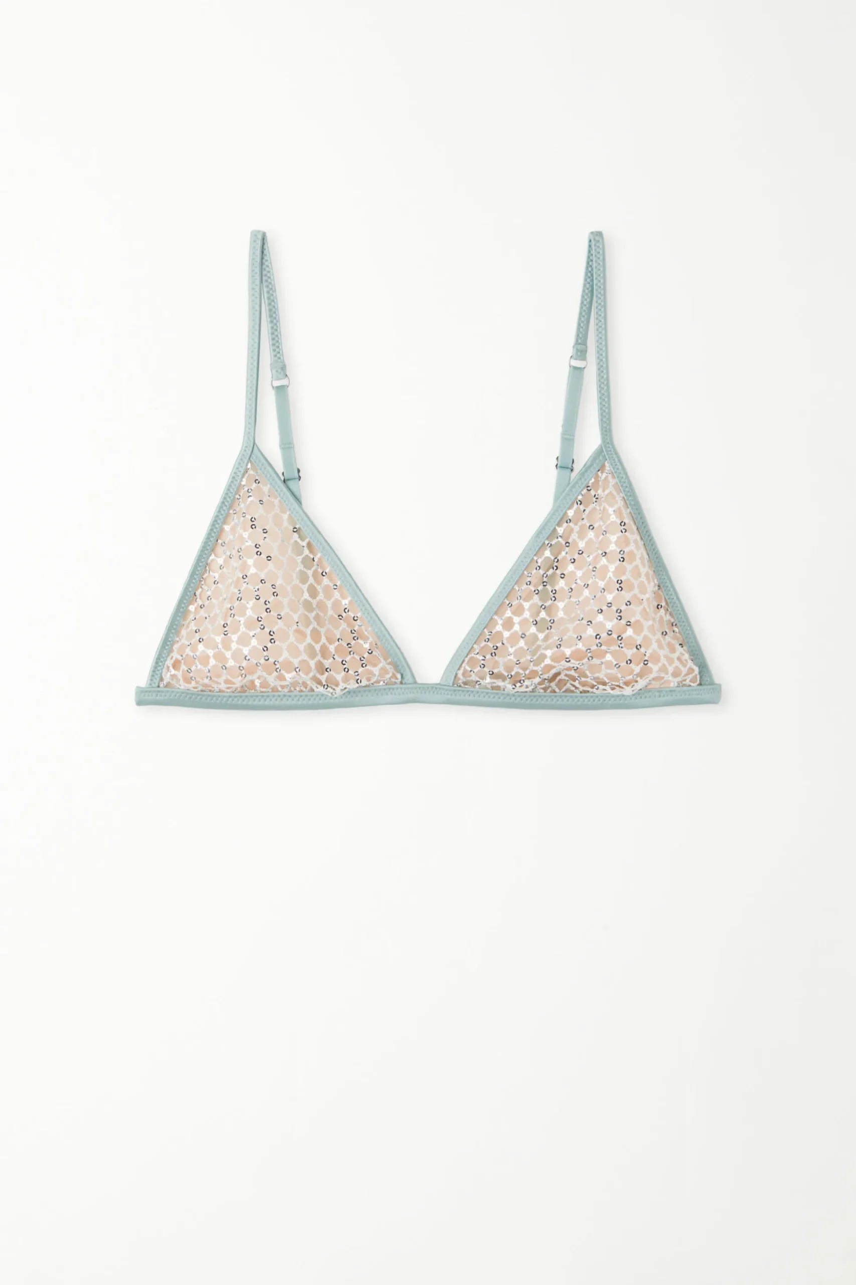 Sequin Net Lisbon Triangle Bra - Triangle - Women | Tezenis