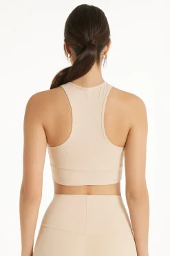 Sleeveless Microfiber Crop Top - Tank Tops - Women | Tezenis
