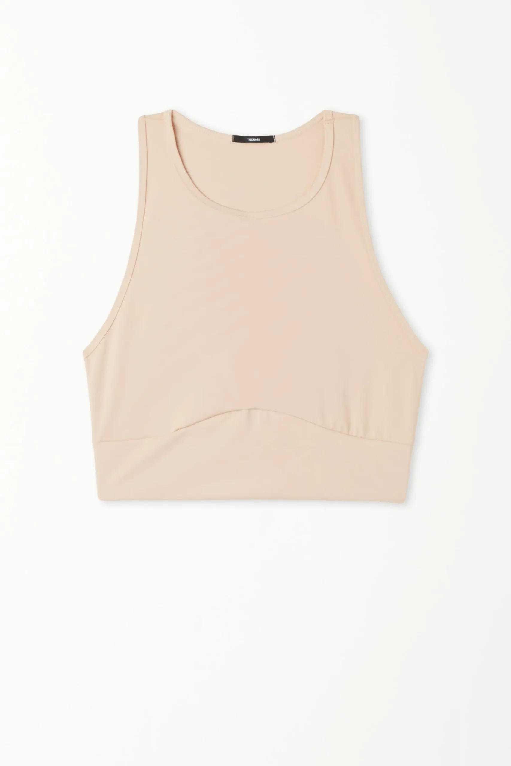 Sleeveless Microfiber Crop Top - Tank Tops - Women | Tezenis