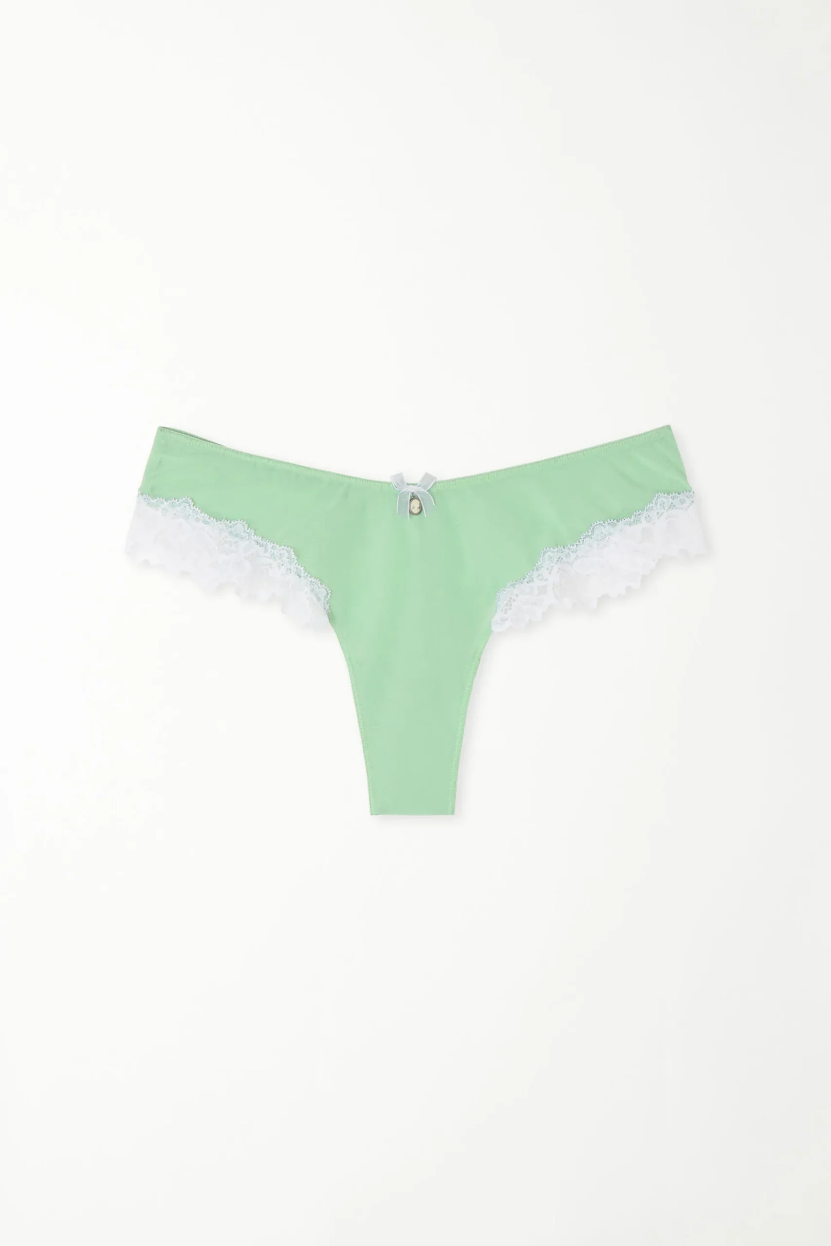 Soft Mint Cammeo Brazilian Panties - Cheeky Briefs - Women | Tezenis