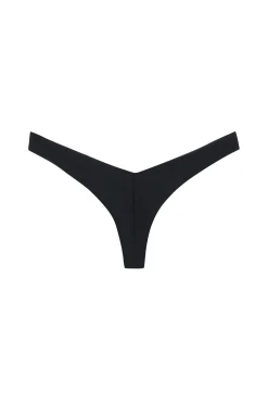 Solid Color High Leg V-Cut Brazilian Bikini Bottoms - Brazilian Cut - Women | Tezenis