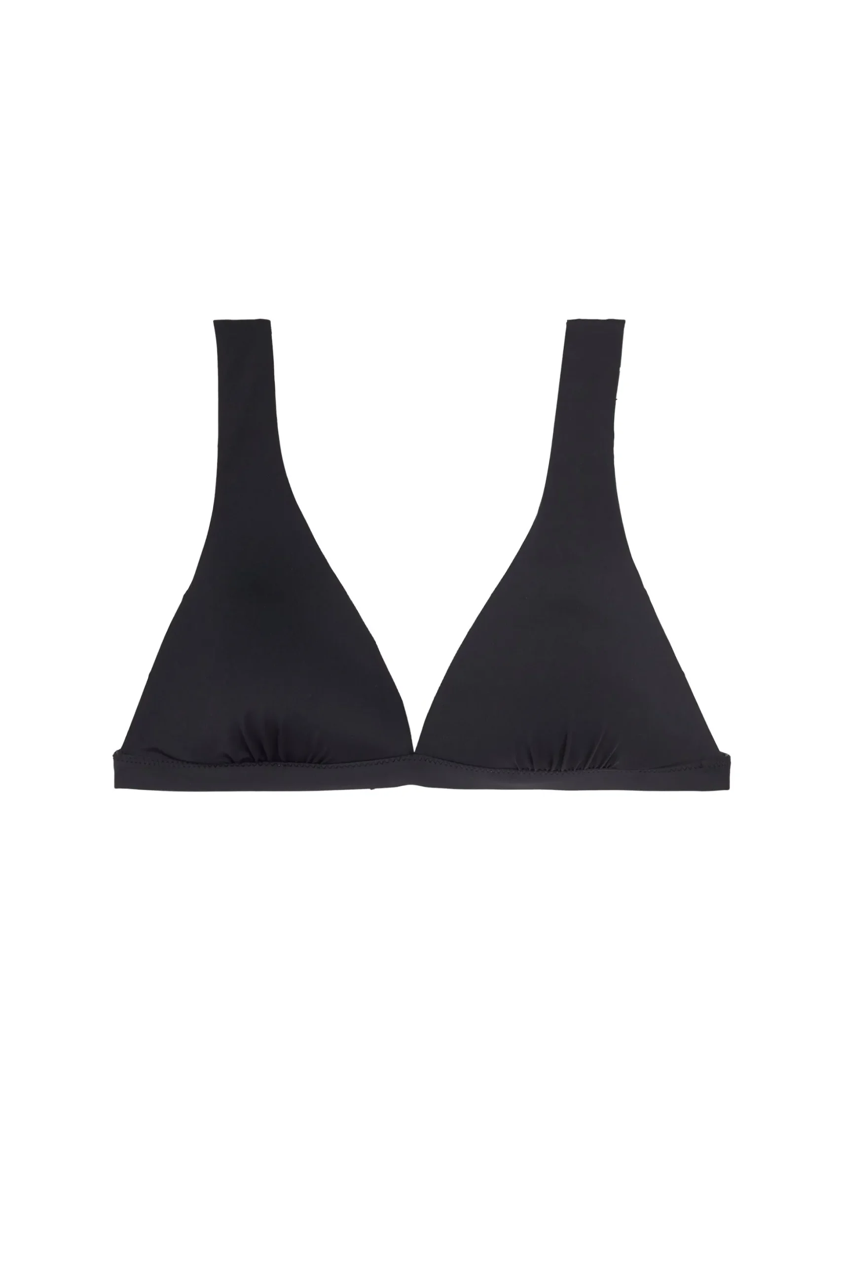 Solid Color Wide Shoulder Triangle Bikini - Triangle - Women | Tezenis