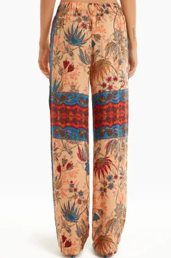 Straight-Leg Viscose Fabric Pants - Pants - Women | Tezenis