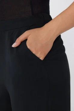 Straight-Leg Viscose Fabric Pants - Pants - Women | Tezenis
