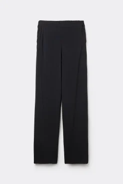 Straight-Leg Viscose Fabric Pants - Pants - Women | Tezenis