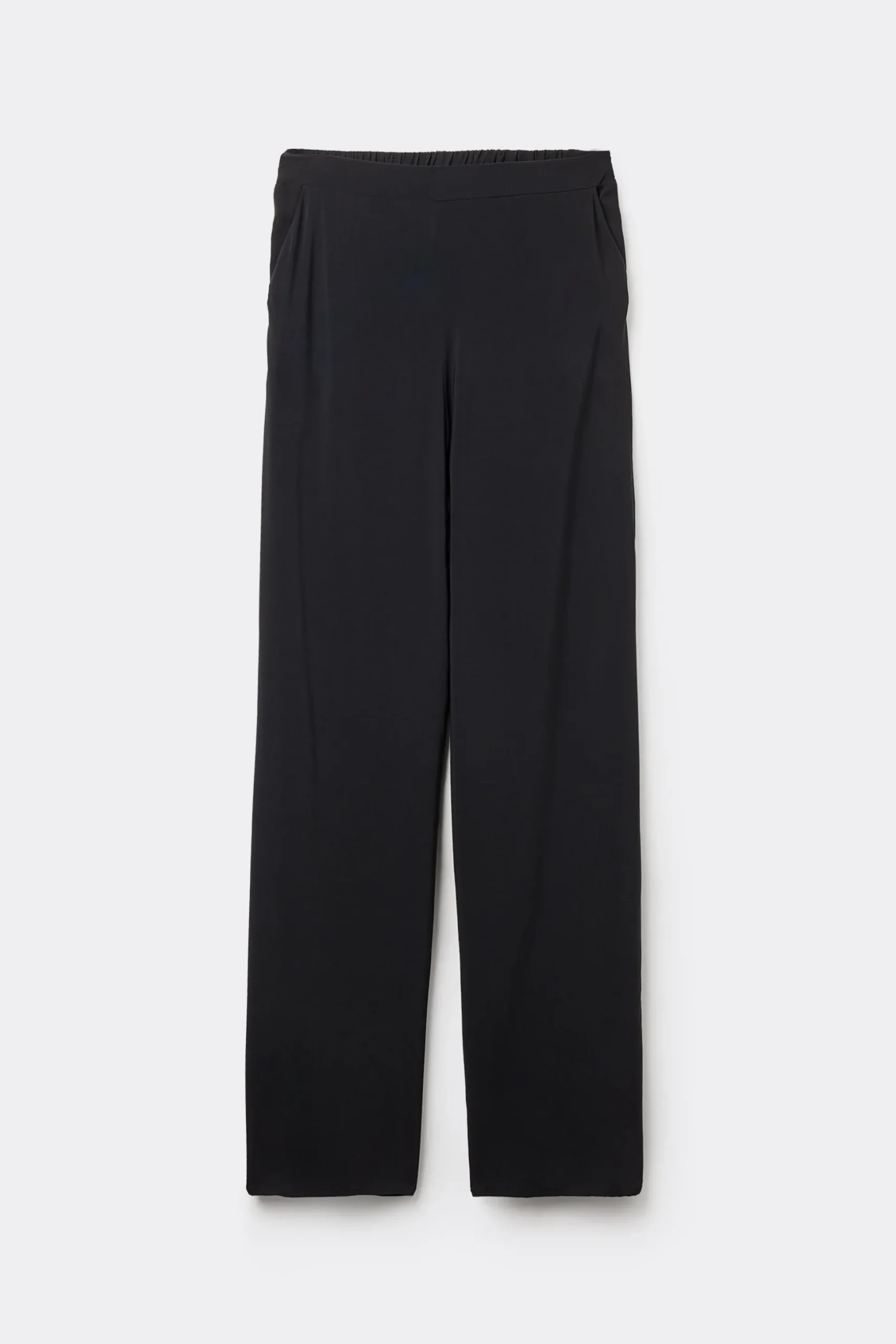 Straight-Leg Viscose Fabric Pants - Pants - Women | Tezenis