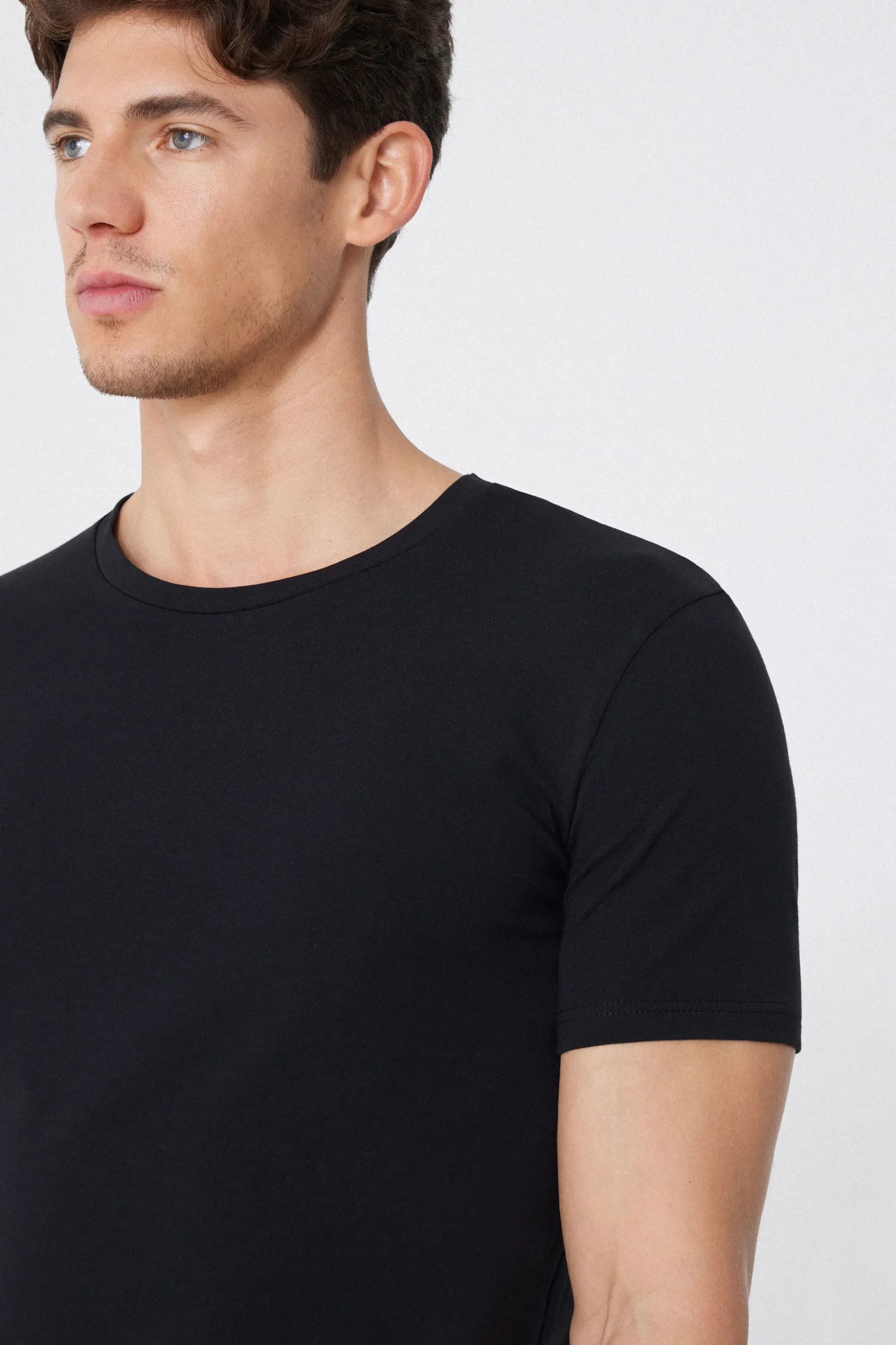 Stretch Cotton T-Shirt - T-Shirts - Men | Tezenis