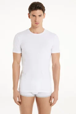 Stretch Cotton T-Shirt - T-Shirts - Men | Tezenis