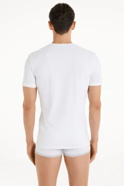 Stretch Cotton T-Shirt - T-Shirts - Men | Tezenis