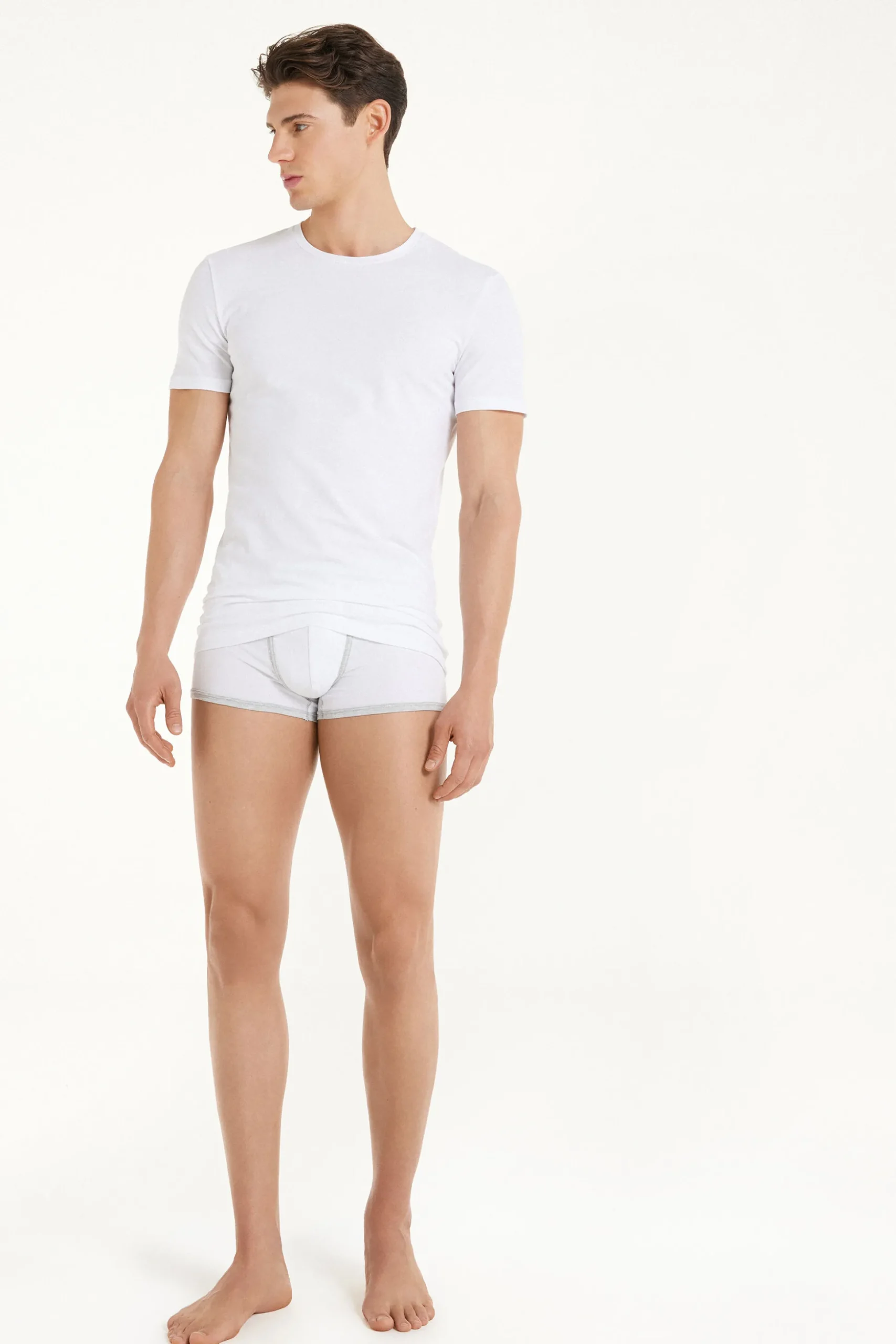 Stretch Cotton T-Shirt - T-Shirts - Men | Tezenis