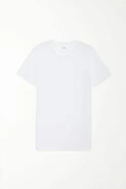 Stretch Cotton T-Shirt - T-Shirts - Men | Tezenis