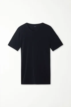 Stretch Cotton T-Shirt - T-Shirts - Men | Tezenis