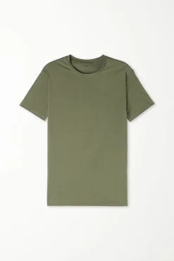 Stretch Cotton T-Shirt - T-Shirts - Men | Tezenis