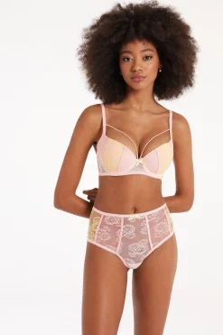 Sunset Lace Berlin Balconette Bra - Push-up - Women | Tezenis