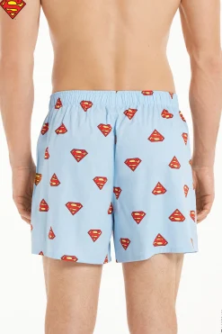 Superman Print Cotton Cloth Boxers - Boxers - Men | Tezenis
