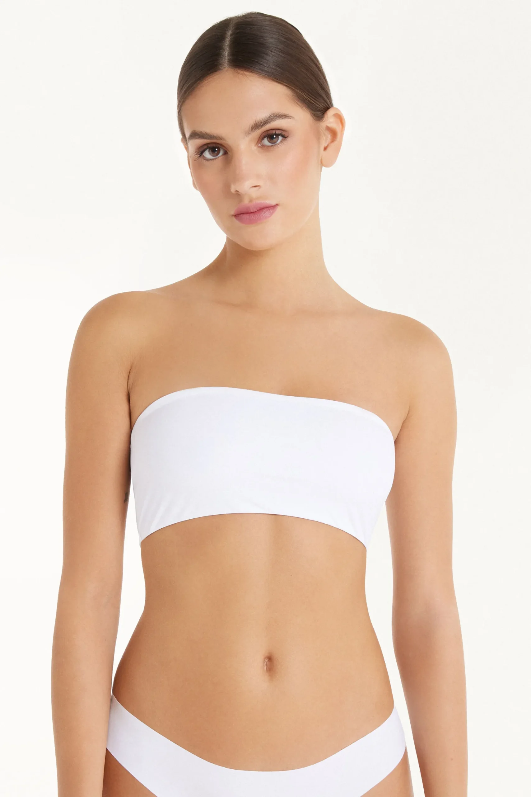 Sydney Bandeau Top Bra In Microfiber - Strapless And Bandeau - Women | Tezenis