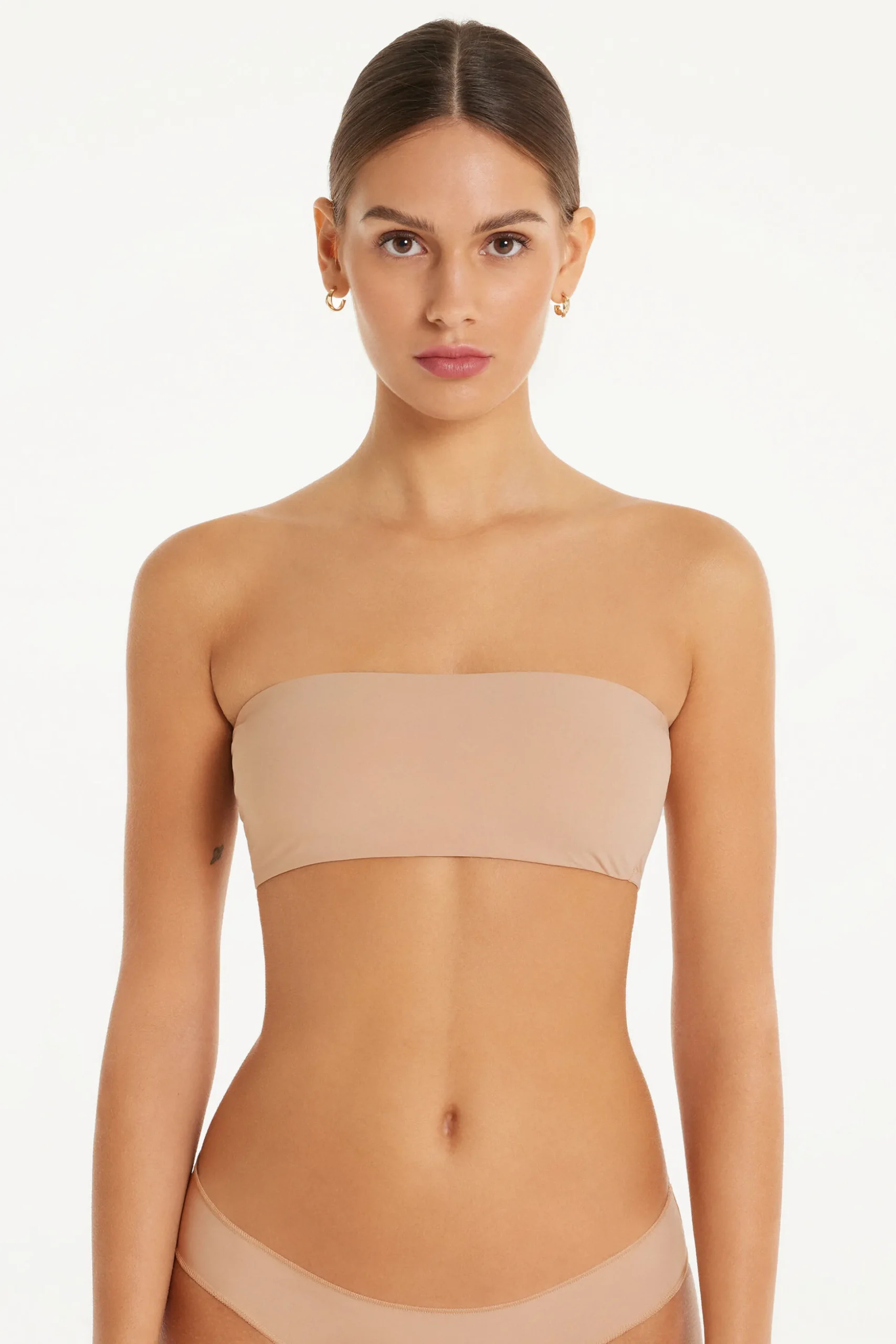 Sydney Bandeau Top Bra In Microfiber - Strapless And Bandeau - Women | Tezenis
