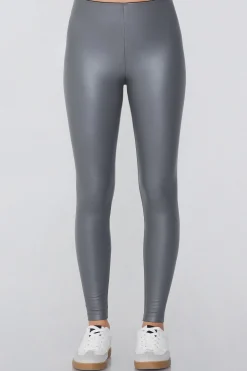 Thermal Faux Leather Leggings - Leggings - Women | Tezenis