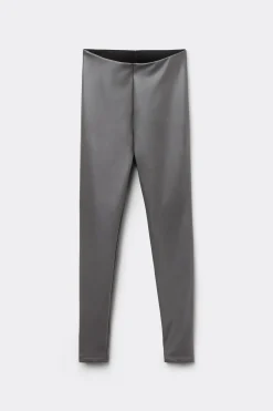 Thermal Faux Leather Leggings - Leggings - Women | Tezenis