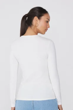 Thermal Modal And Cotton Crew-Neck Top - Long-Sleeved Tops - Women | Tezenis