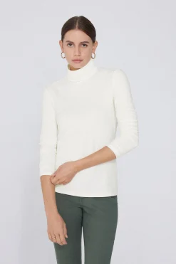 Thermal Modal And Cotton Turtleneck Top - Long-Sleeved Tops - Women | Tezenis