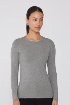 Thermal Modal And Cotton Crew-Neck Top - Long-Sleeved Tops - Women | Tezenis