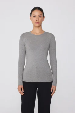 Thermal Modal And Cotton Crew-Neck Top - Long-Sleeved Tops - Women | Tezenis