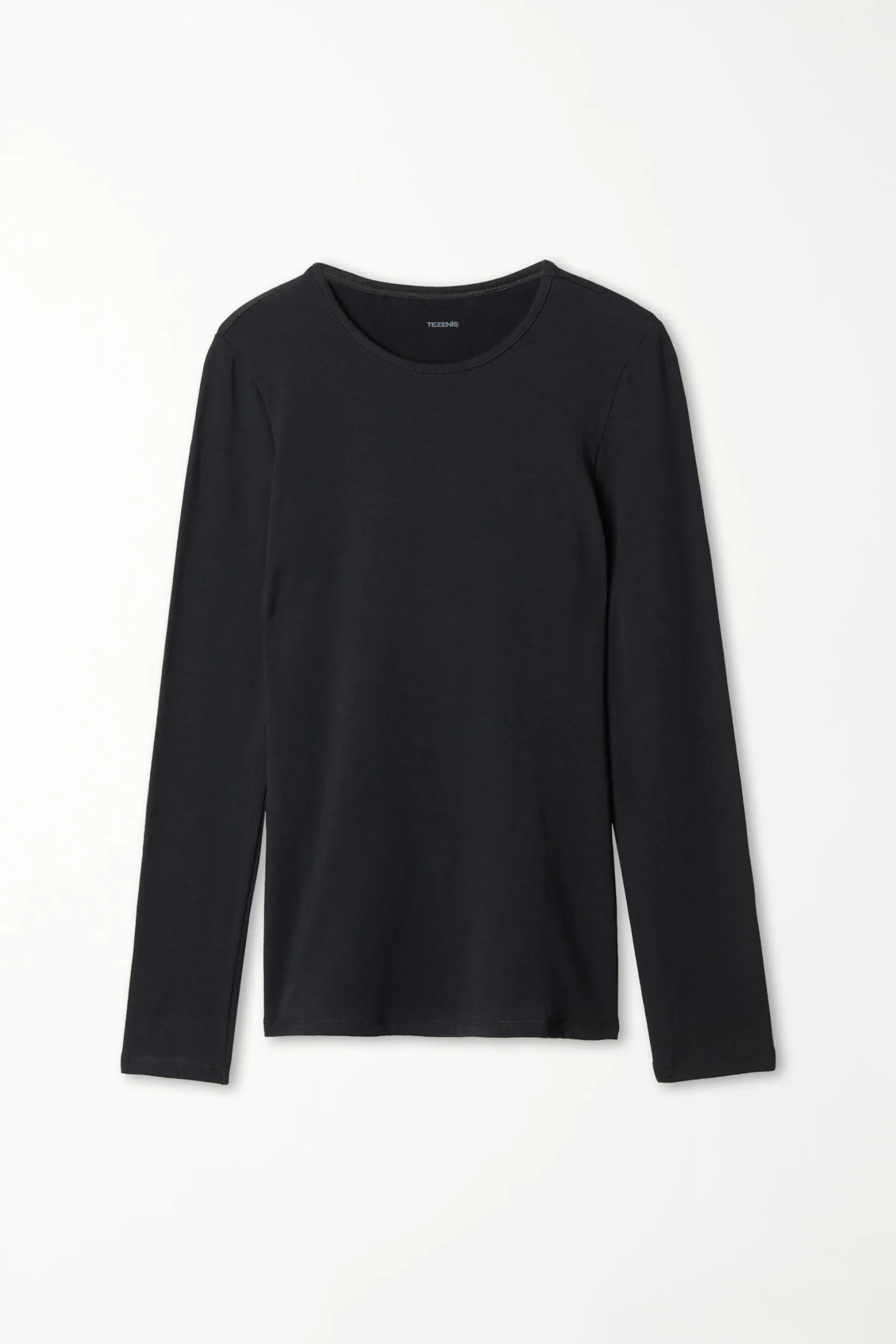 Thermal Modal And Cotton Crew-Neck Top - Long-Sleeved Tops - Women | Tezenis