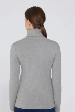 Thermal Modal And Cotton Turtleneck Top - Long-Sleeved Tops - Women | Tezenis