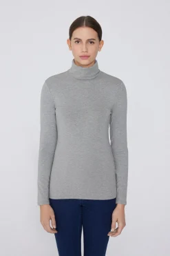 Thermal Modal And Cotton Turtleneck Top - Long-Sleeved Tops - Women | Tezenis