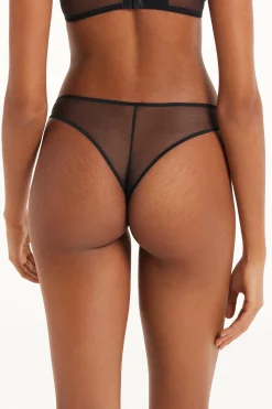 Timeless Flowers High-Cut Brazilian Panties - Cheeky Briefs - Women | Tezenis