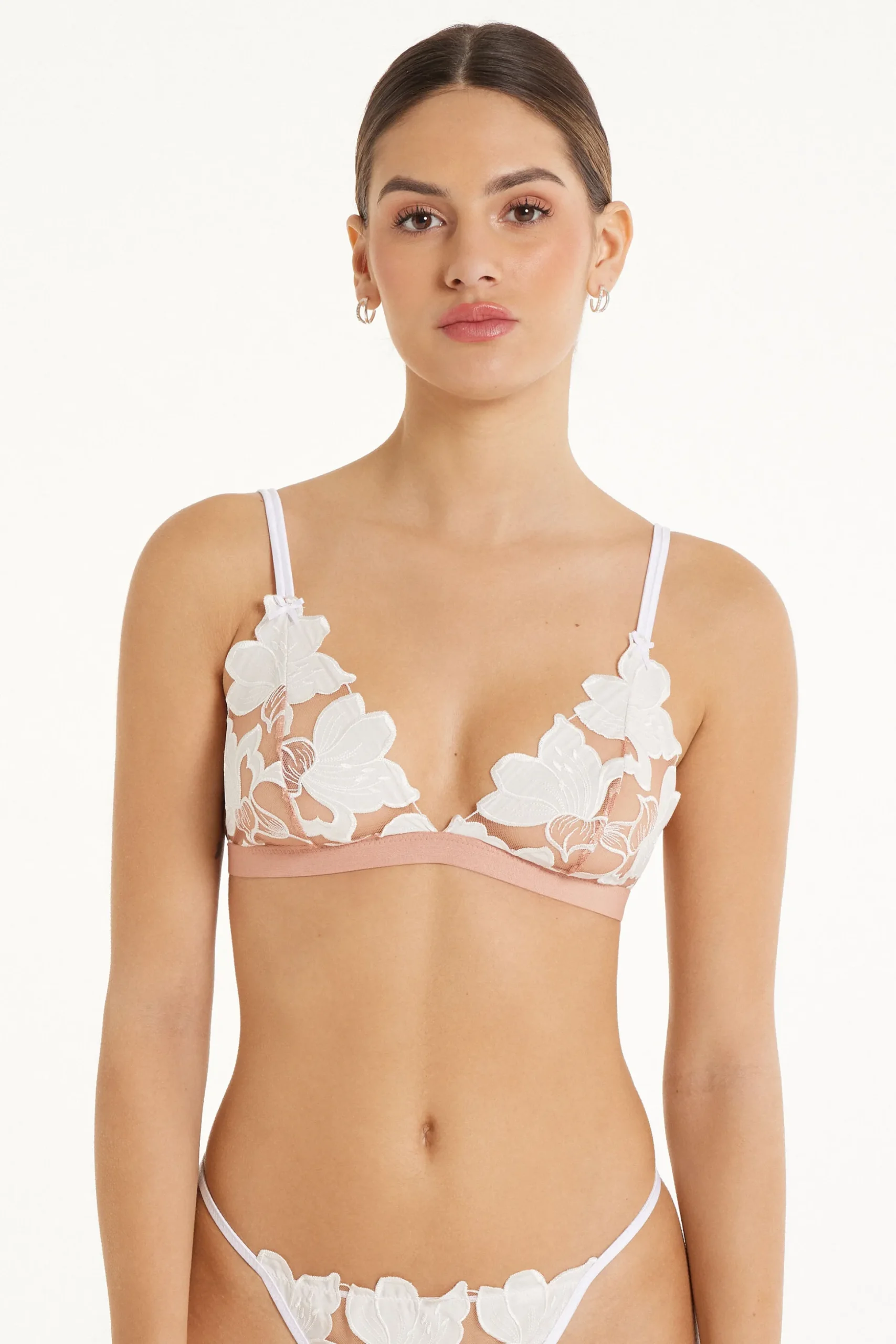Timeless Flowers Lisbon Triangle Bra - Triangle - Women | Tezenis
