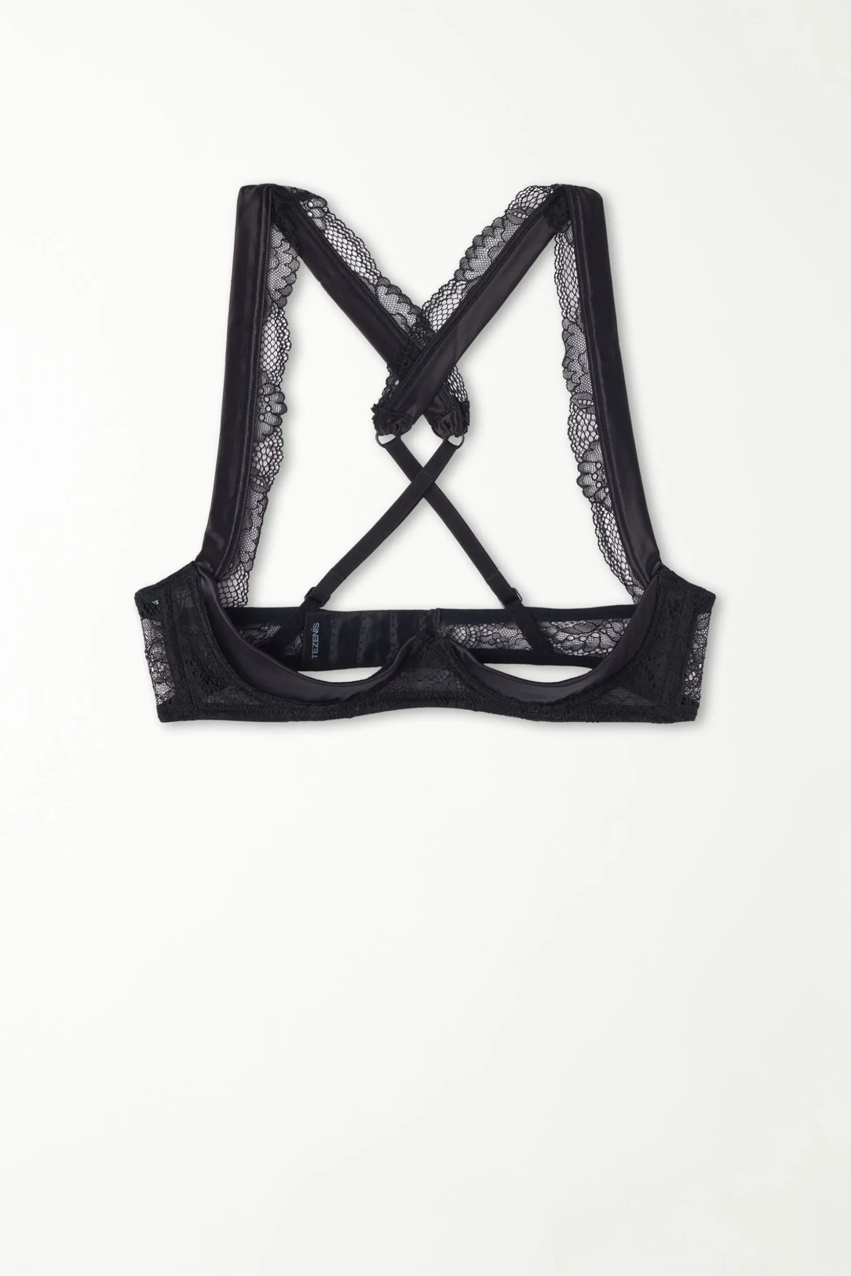 Timeless Lace Demi-Cup Balconette Bra - Balconette - Women | Tezenis