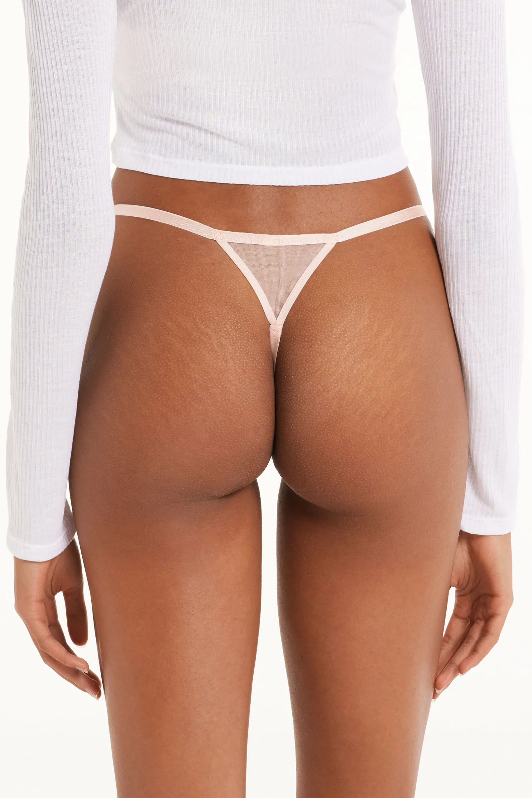 Tulle String Thong - G-strings And Thongs - Women | Tezenis