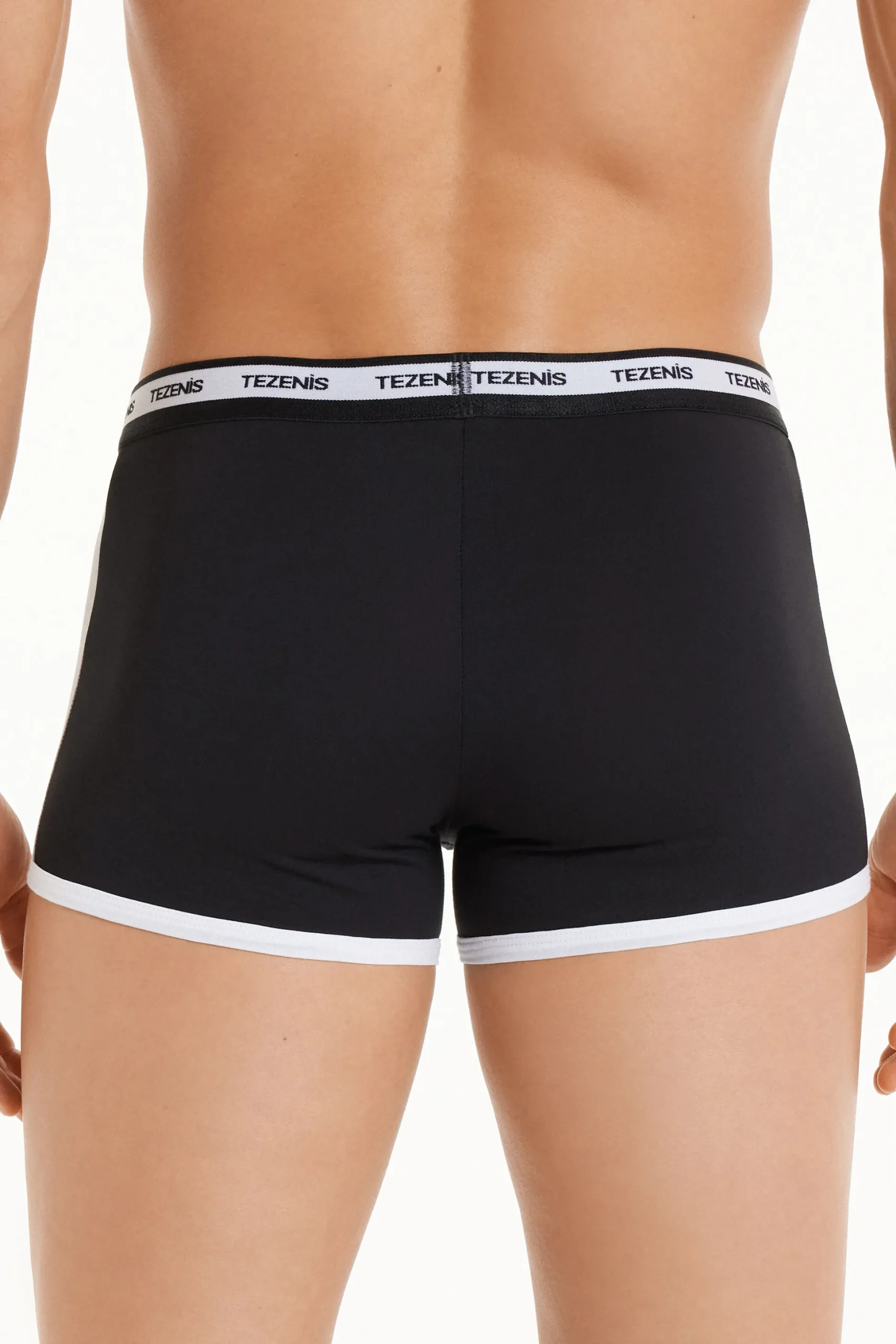 Two-tone Cotton Boxers With Logoed Elastic - Boxers - Men | Tezenis
