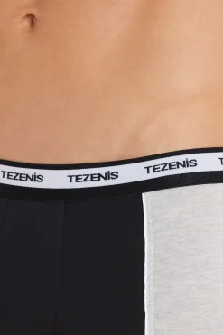 Two-tone Cotton Boxers With Logoed Elastic - Boxers - Men | Tezenis