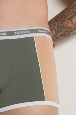 Two-tone Cotton Boxers With Logoed Elastic - Boxers - Men | Tezenis