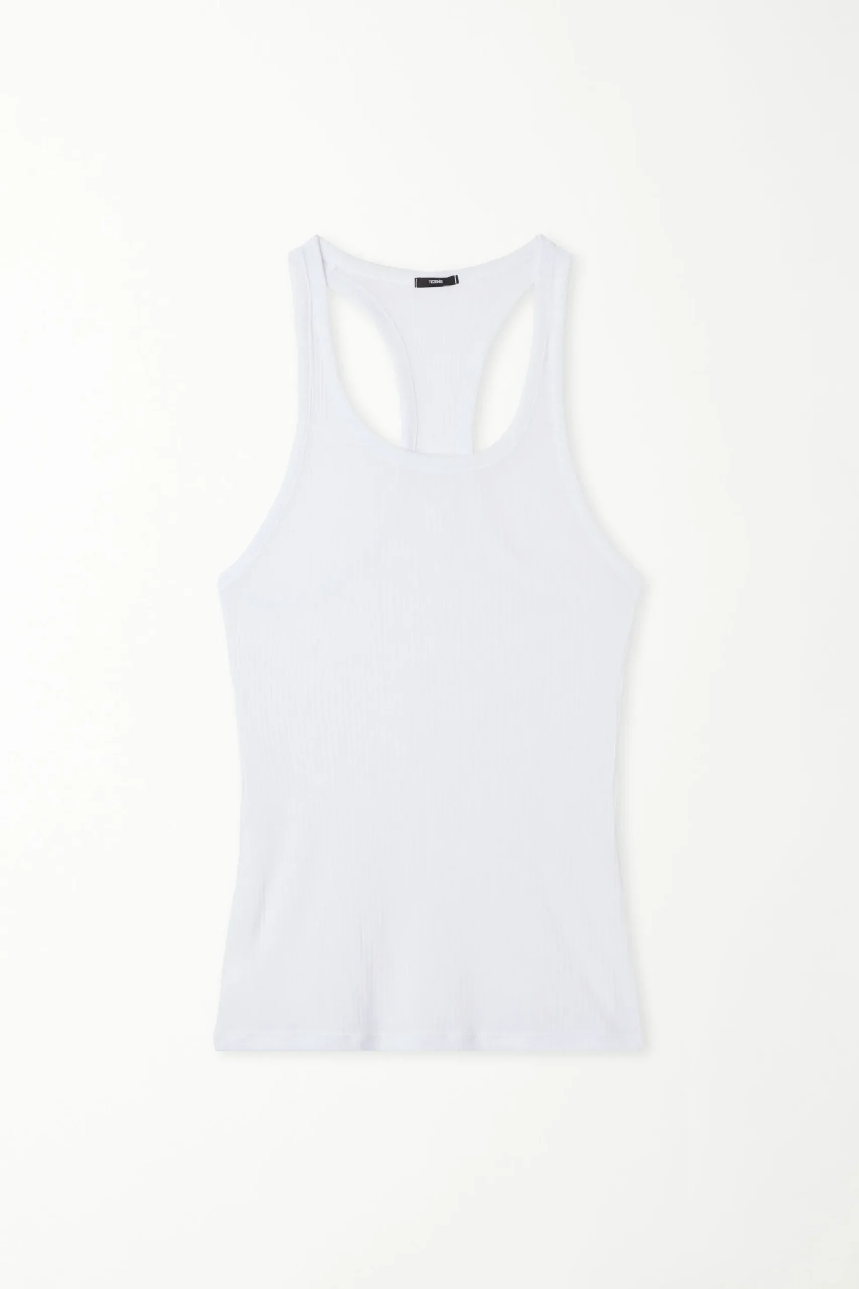 Ultralight Ribbed Viscose Halter Top - Tank Tops - Women | Tezenis