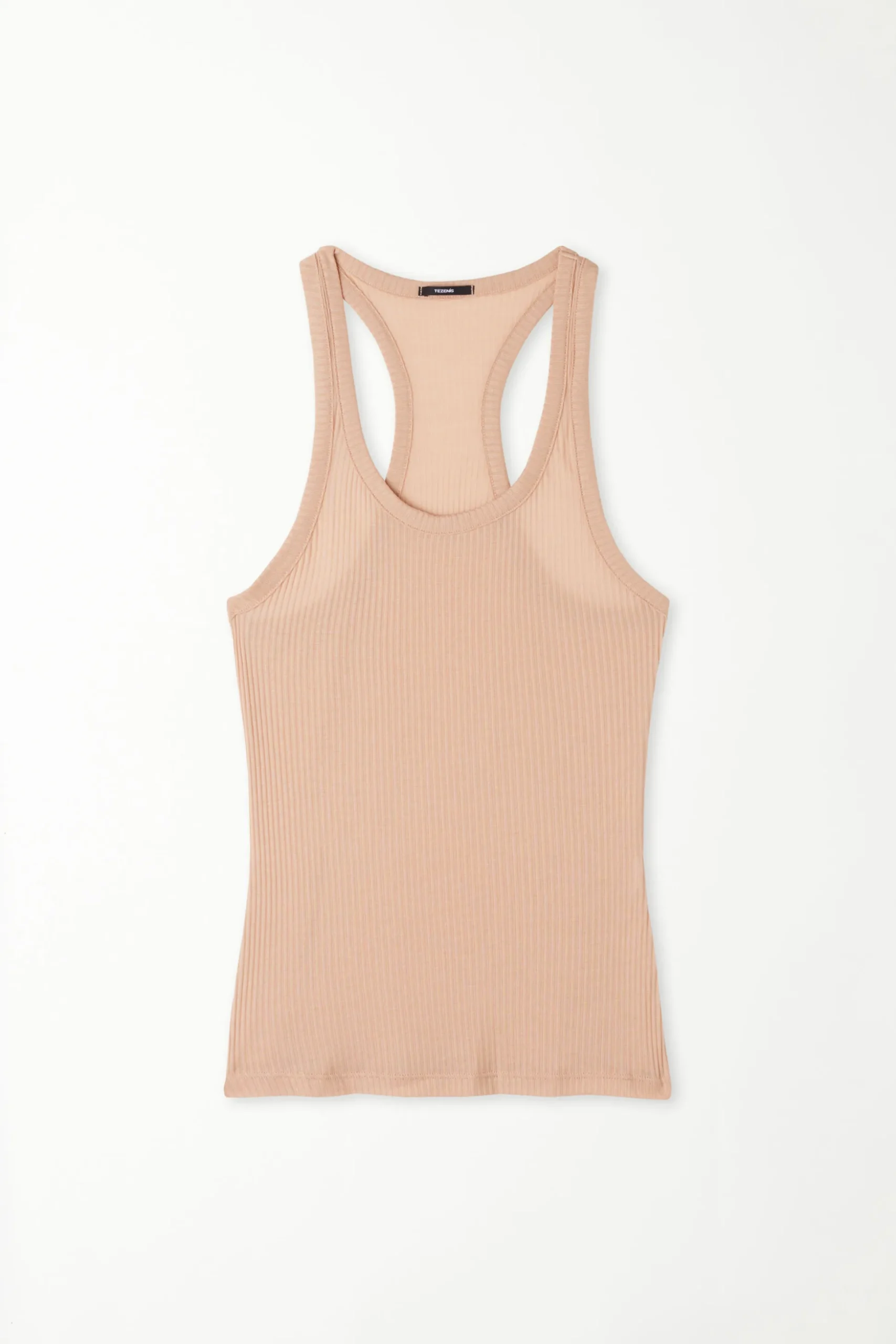 Ultralight Ribbed Viscose Halter Top - Tank Tops - Women | Tezenis