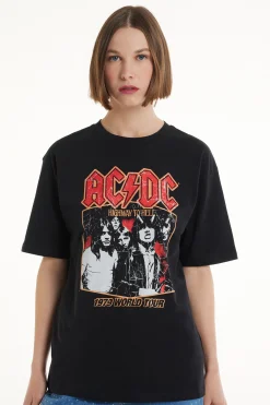 Unisex AC/DC Print T-Shirt - Short-Sleeved Tops - Women | Tezenis
