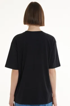 Unisex AC/DC Print T-Shirt - Short-Sleeved Tops - Women | Tezenis