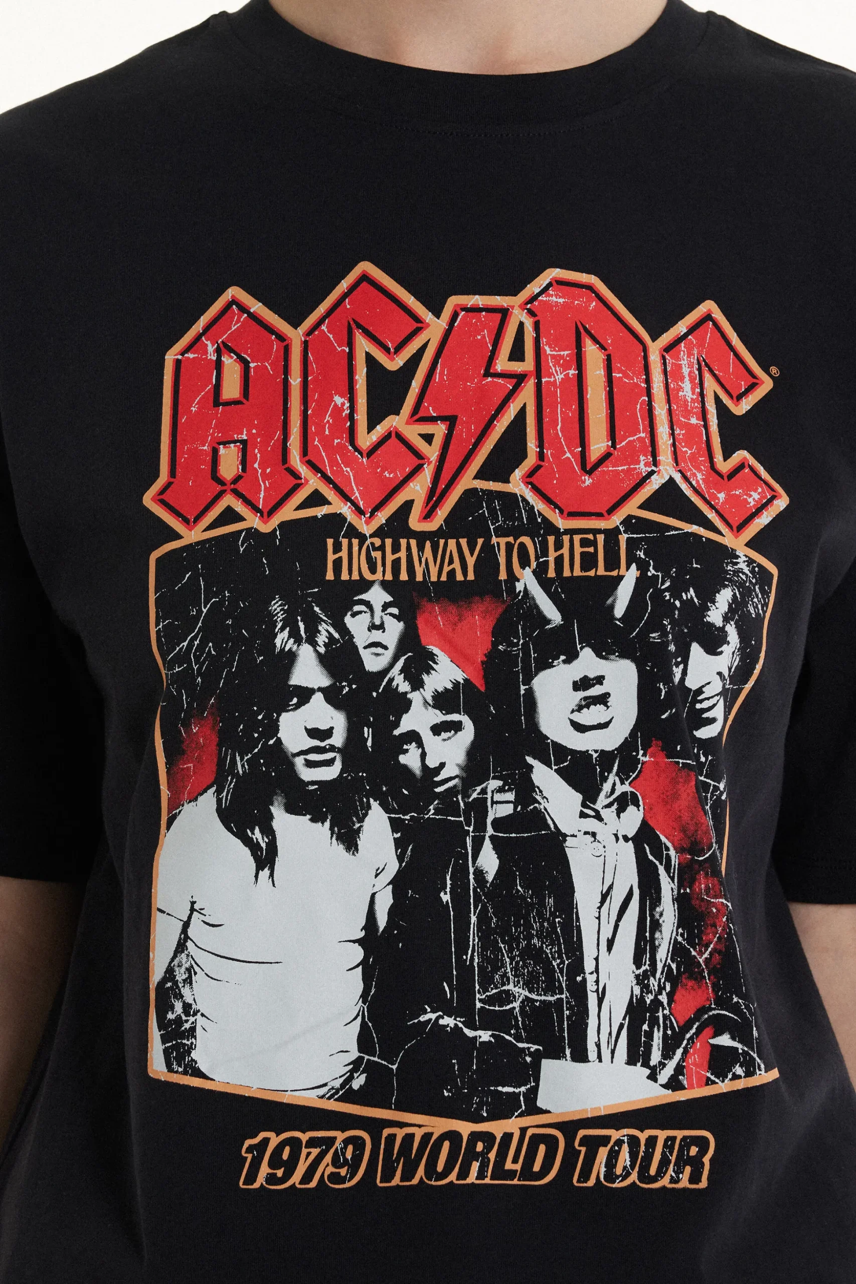 Unisex AC/DC Print T-Shirt - Short-Sleeved Tops - Women | Tezenis