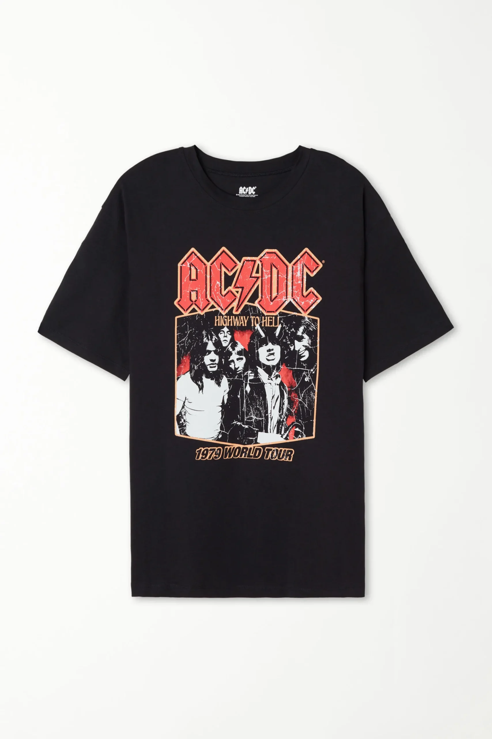 Unisex AC/DC Print T-Shirt - Short-Sleeved Tops - Women | Tezenis