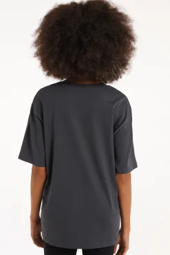 Unisex Cotton T-Shirt With Rolling Stones Print - Short-Sleeved Tops - Women | Tezenis